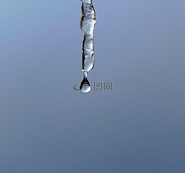 冰柱,水,滴