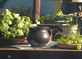 表,陶瓷,食品