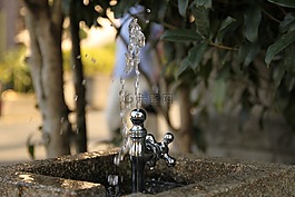 水龍頭,公園,水