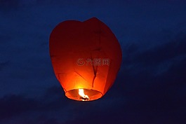 熱氣球,鮮艷的氣球,空氣