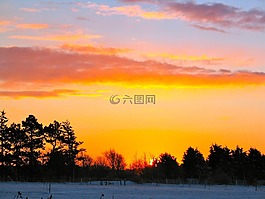 天空,云,太陽