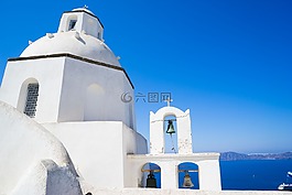 圣托里尼,教堂,希臘