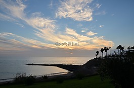 西班牙,金絲雀,海岸