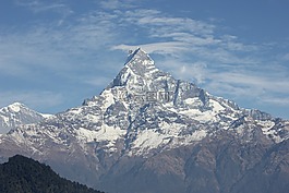 魚尾峰,喜馬拉雅山,高峰