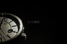 時(shí)間,手表,黑白