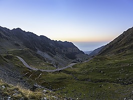 transfagarasan,道路,山