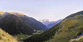 transfagarasan,道路,山