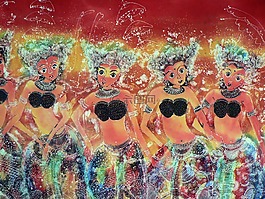 印度尼西亞,巴厘島,蠟染
