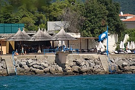 巖,海灘,海