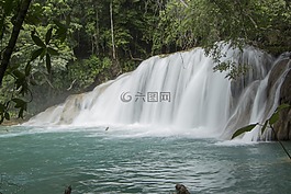 瀑布,河,當(dāng)前