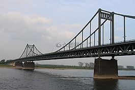 橋,萊茵,水