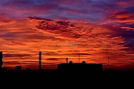 晚上,暮光之城,日落