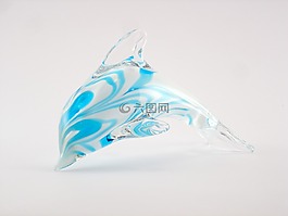 海豚,產品,水晶