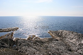 地平線,挪威,海洋
