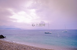 希臘,景觀,海