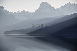 湖,霧,薄霧
