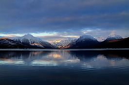 麦当劳湖,景观,日落