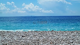 海灘,海,天空