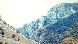 山,高原,云