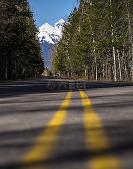 山,要去太阳路,冰川国家公园