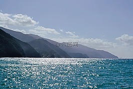 山,高原,云