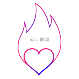心,火焰,徽標(biāo)
