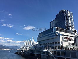 溫哥華,加拿大,大海