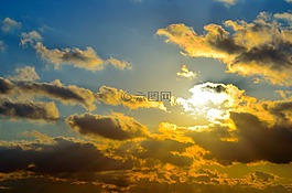 太陽(yáng),紅色,夜