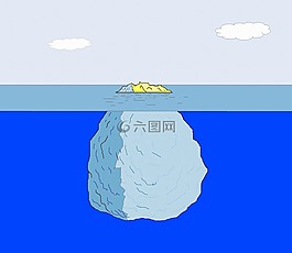 冰山,冰,北極