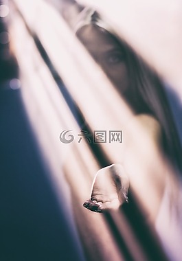 女孩,光,金發(fā)