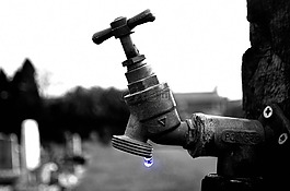 自来水,水,下降