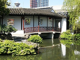 唐人街,花园,中国