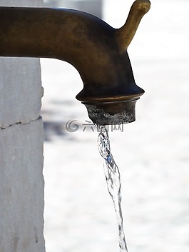 喷泉,详细,水
