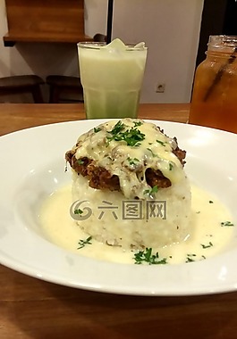 奶油,水稻,食品