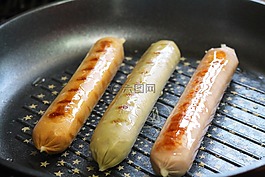 食品,香腸,烤