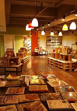 書(shū)店,室內(nèi),溫馨