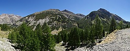 山全景,阿爾卑斯山,法國(guó)
