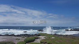 海洋,太平洋,海岸