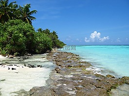 海,假期,馬爾代夫