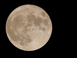 luna,天空,夜