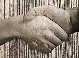 握手,木,那些