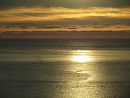 日落,dune 拉特,海洋