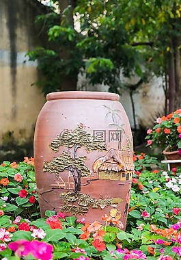 盆栽,鍋,花