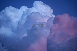 云,天空,藍(lán)色