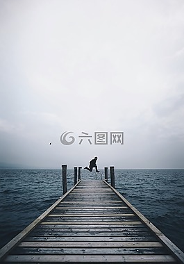 人,男子,跳