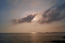 群島,水,地平線