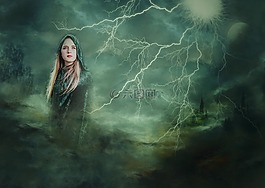 標(biāo)簽的女神,復(fù)合材料,閃電