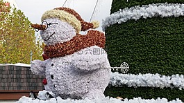 雪人,装饰,圣诞