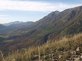 山,景觀,地平線