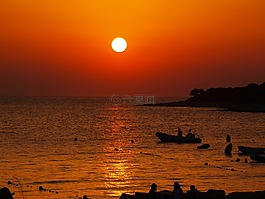 日落,浪漫,預(yù)訂